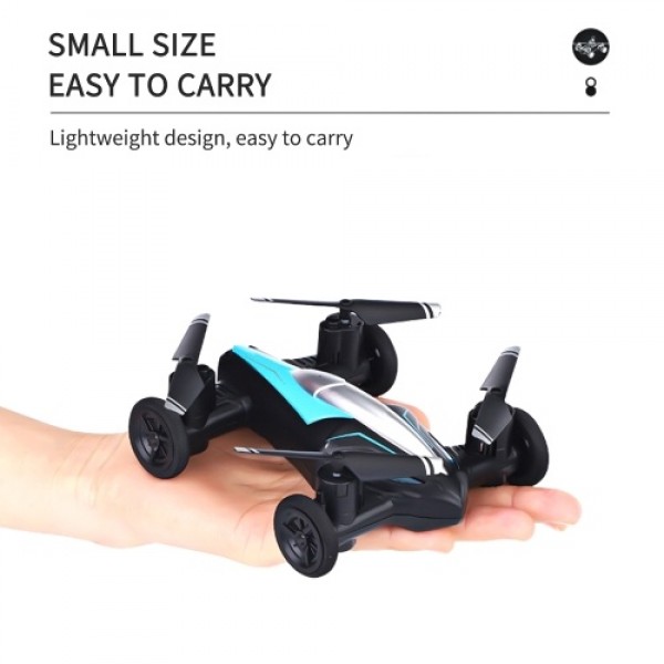 2 in 1 RC Car RC Drone Land Air RC Toys One Key Take off Landing 3D Flight Headless Mode Night Light