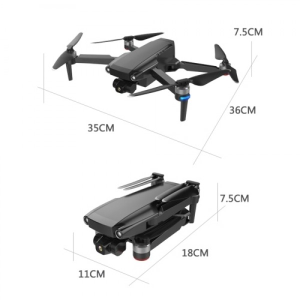 S806 PRO2 5G Wifi GPS 4K Camera RC Drone 3-axis Gimbal 35mins Flight Time Brushless Quadcopter Obstacle Avoidance Fly Around wit