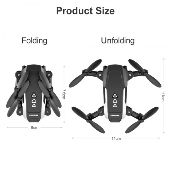 KK8 Mini Drone RC Quadcopter 15mins Flight Time 360 Degree Flip 6-Axis Gyro Altitude Hold Headless Remote Control