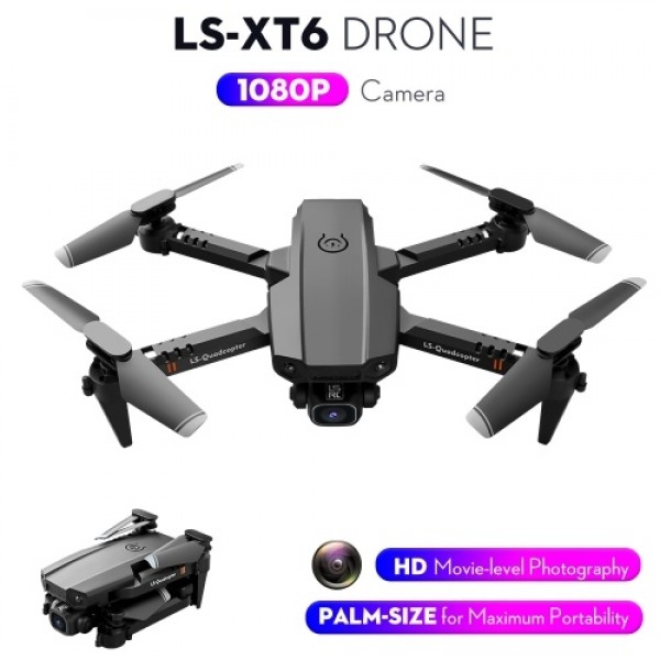 LS-XT6 1080P Camera RC Drone Track Flight Gravity Sensor Gesture Photo Video Altitude Hold Headless Mode RC Quadcopter