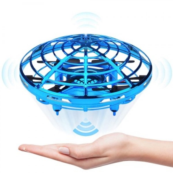 Mini Drone UFO Hand Operated Helicopter Quadrocopter Drone Infrared Induction Aircraft Flying Ball Toys For Kids