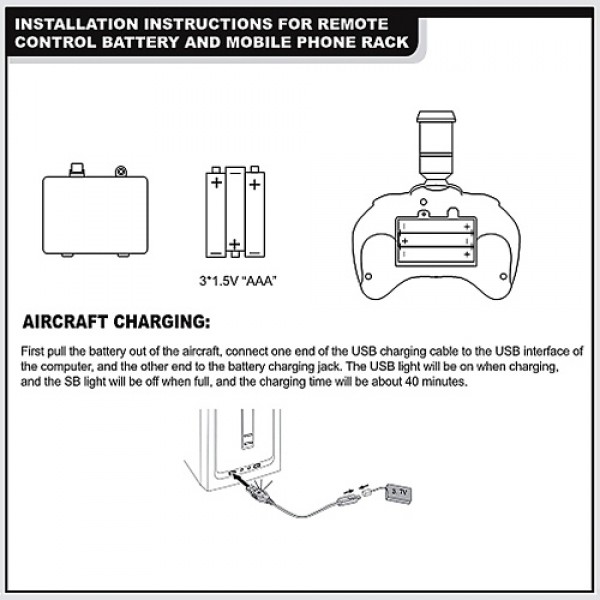 CS02 WiFi FPV Drone with 1080P HD Camera Tap-fly/App Control/Head-free Mode