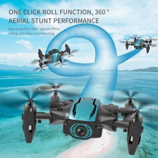 CS02 WiFi FPV Drone with 1080P HD Camera Tap-fly/App Control/Head-free Mode