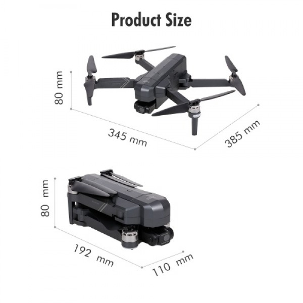 SJRC F11 PRO 5G Wifi FPV GPS RC 4K Camera 2-axis Gimbal with Storage Bag 26mins Flight Time 1500m Control Distance