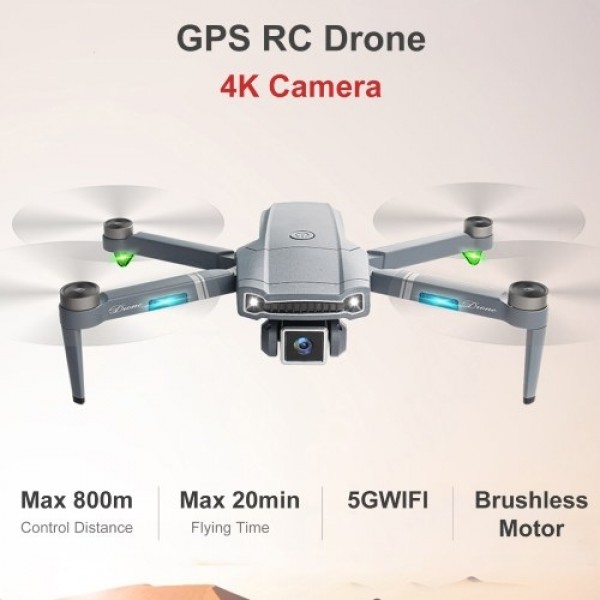 S179 5G WiFi FPV GPS 6K Camera RC Drone Optical Flow Positioning Brushless Motor Quadcopter with Storage Bag