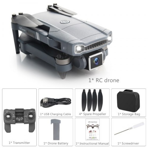 S179 5G WiFi FPV GPS 6K Camera RC Drone Optical Flow Positioning Brushless Motor Quadcopter with Storage Bag