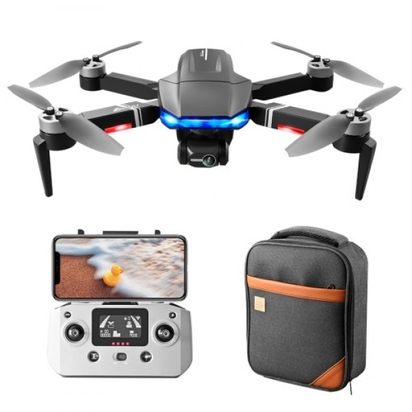 LSRC S7S GPS 5G Wifi FPV 4K RC Camera Drone 3-axis Gimbal Brushless Motor Quadcopter with Storage Bag