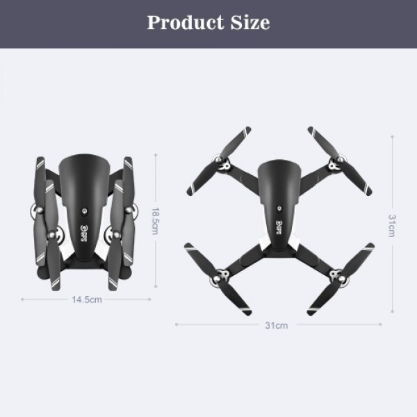 KK7 Pro 5G Wifi GPS 6K RC Drone Dual Camera Foldable Optical Flow Positioning RC Quadcopter with Storage Bag