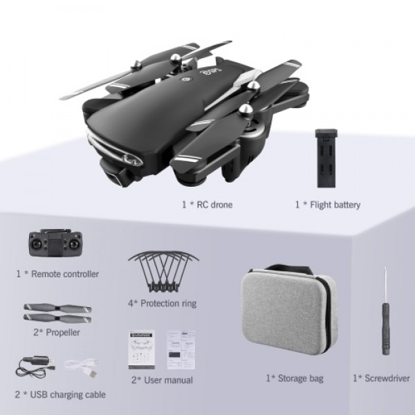 KK7 Pro 5G Wifi GPS 6K RC Drone Dual Camera Foldable Optical Flow Positioning RC Quadcopter with Storage Bag