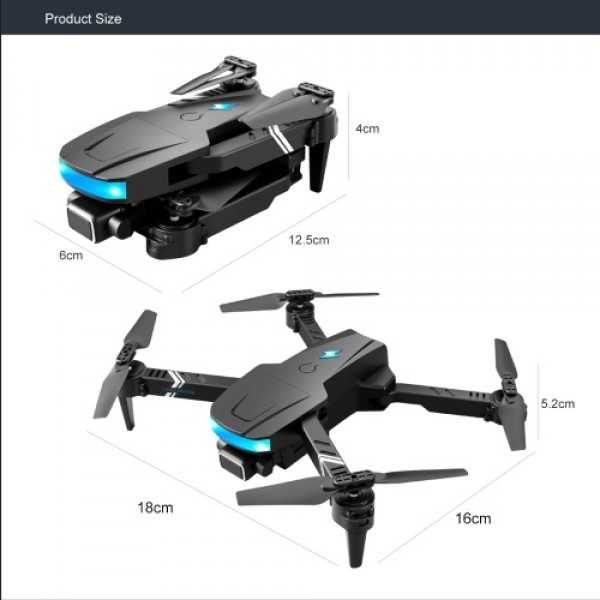 LS-878 Mini Folding Altitude Hold Quadcopter RC Toy Drone with Headless Mode One Key Return with Storage Bag