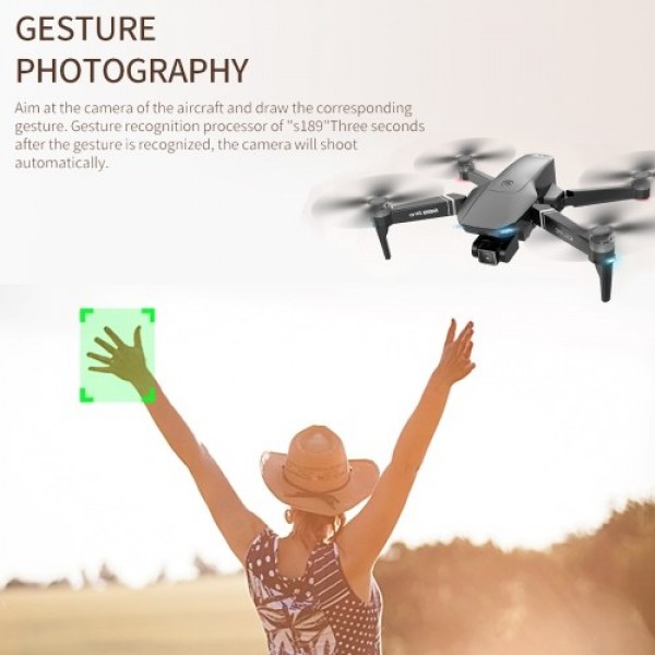 CSJ S189 PRO 5G Wifi FPV GPS 4K Camera Drone Brushless Motor Quadcopter Dual Camera Drone with Storage Bag