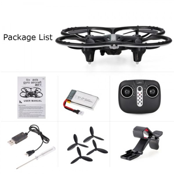 YH YH-13HW 720P Camera Wifi FPV RC Drone 2.4G 4CH 6-Axis Gyro G-Sensor Selfie Drone RTF Quadcopter UFO