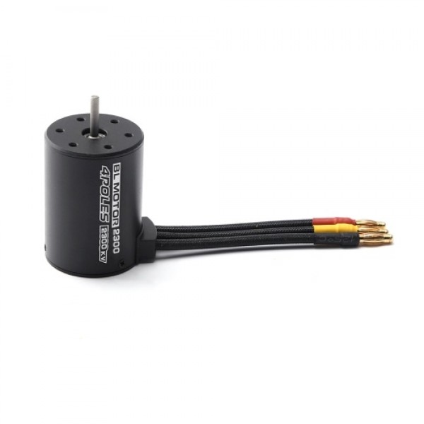 2300KV Brushless Motor 3650 Waterproof Motor with 120A Brushless ESC XT60 Plug Programming Card Heat Sink for 1/8 1/10 1/12 RC C