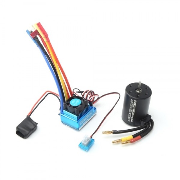 3650 Brushless Motor 3100KV with 120A Brushless ESC for 1/8 1/10 RC Car RC Boat Part