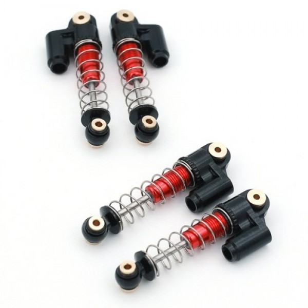 4pcs Shock Absorber Aluminum Alloy Replacement for 1/24 Axial SCX24 AXI90081 RC Car