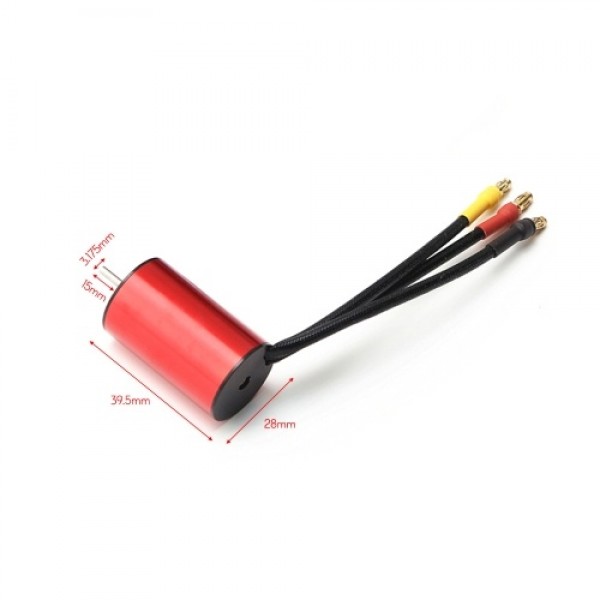 S2838 3200KV Brushless Motor with 35A Brushless ESC 2.2KG Servo Programming Card Replacement for 1/14 1/16 HSP Traxxas WLtoys RC