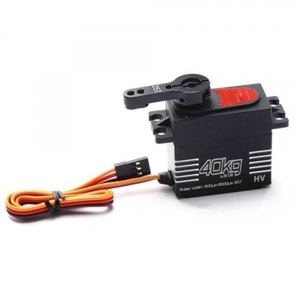 40KG Digital Servo Metal Gear Servo Large Torque Waterproof for 1/8 1/10 RC Car Truck Robot Parts