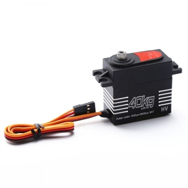 40KG Digital Servo Metal Gear Servo Large Torque Waterproof for 1/8 1/10 RC Car Truck Robot Parts