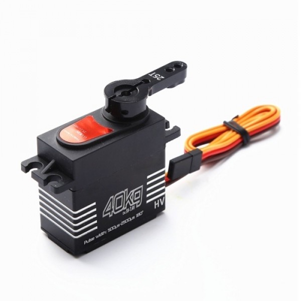 40KG Digital Servo Metal Gear Servo Large Torque Waterproof for 1/8 1/10 RC Car Truck Robot Parts