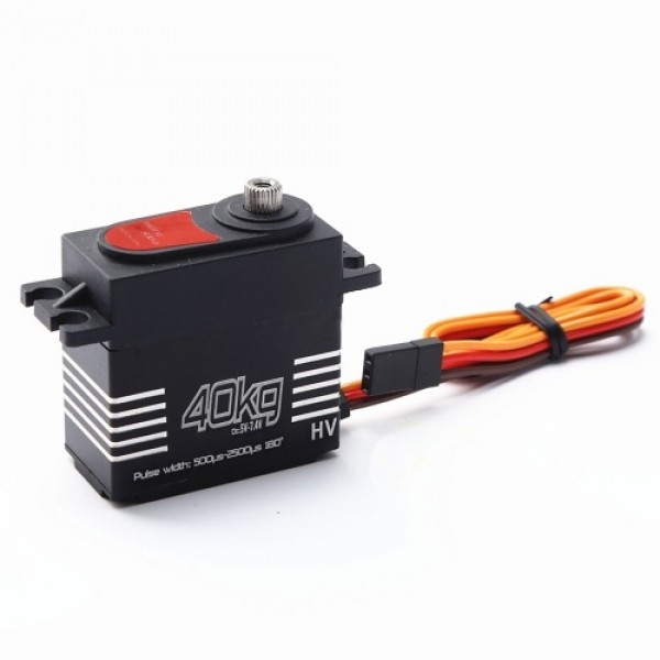 40KG Digital Servo Metal Gear Servo Large Torque Waterproof for 1/8 1/10 RC Car Truck Robot Parts