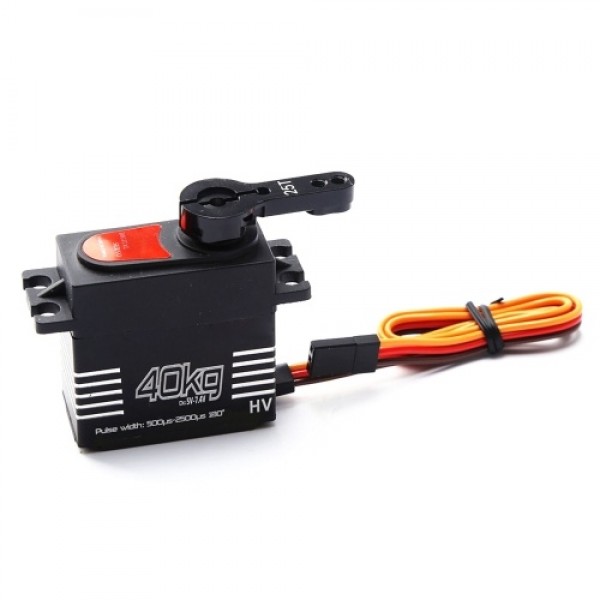 40KG Digital Servo Metal Gear Servo Large Torque Waterproof for 1/8 1/10 RC Car Truck Robot Parts