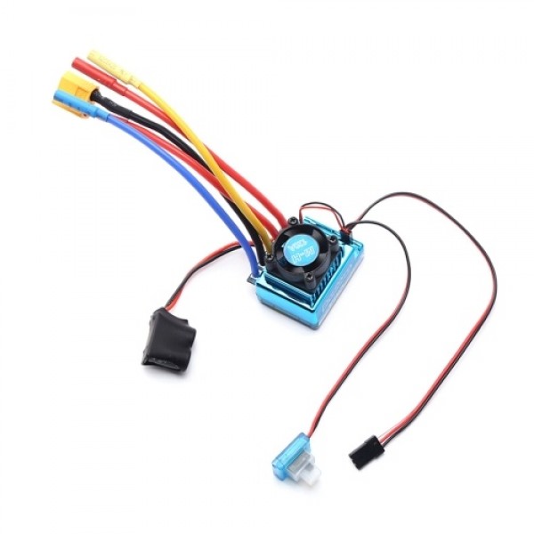 2300KV Brushless Motor 3650 Waterproof Motor with 120A Brushless ESC XT60 Plug Programming Card for 1/8 1/10 1/12 RC Car RC Boat