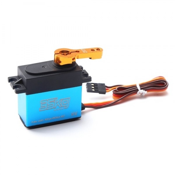 35KG Digital Servo Metal Gear Servo for RC Cars Robot Manipulator with 25T Servo Arm