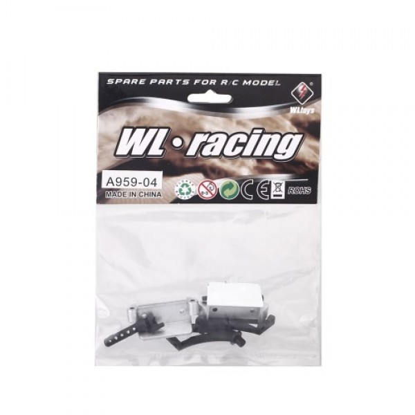 Original Wltoys A959 1/18 Rc Car Tail Wing Holder Set A959 04 Part for Wltoys RC Car Part