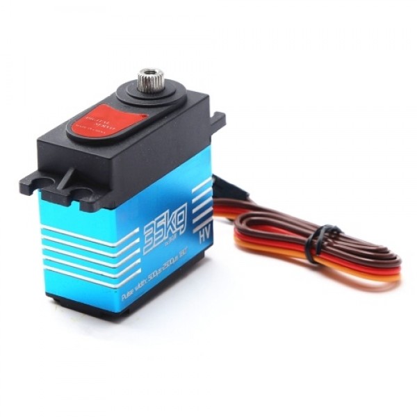 35KG Digital Servo Metal Gear Servo Large Torque Waterproof for 1/8 1/10 RC Car Truck Robot