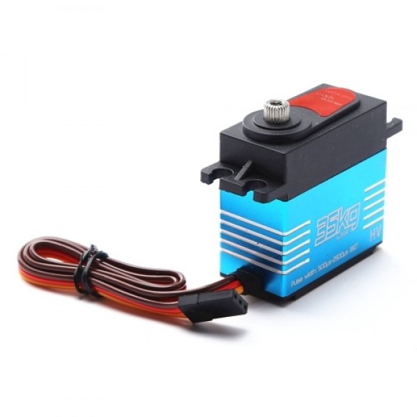 35KG Digital Servo Metal Gear Servo Large Torque Waterproof for 1/8 1/10 RC Car Truck Robot