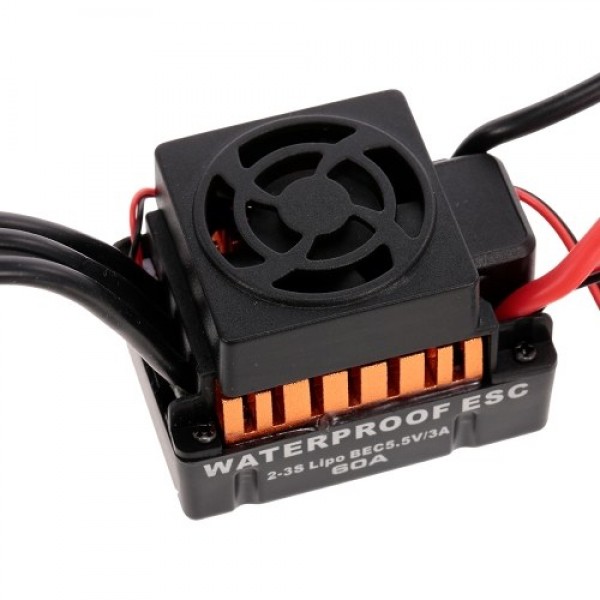 HOBBYFANS 60A Brushless 2-3s ESC with BEC