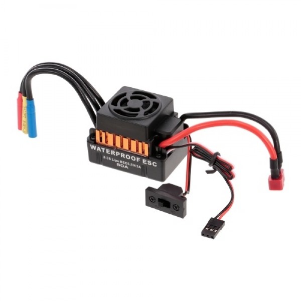 HOBBYFANS 60A Brushless 2-3s ESC with BEC