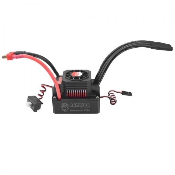 SURPASS HOBBY 120A Brushless ESC Waterproof Electric Speed Controller