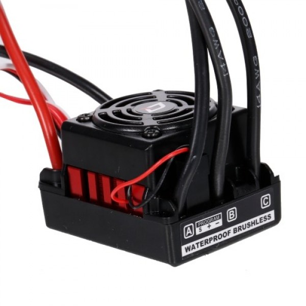 3650 4500KV Brushless Motor and Hobbywing WP-10BL60 60A ESC Waterproof Combo(type-1)