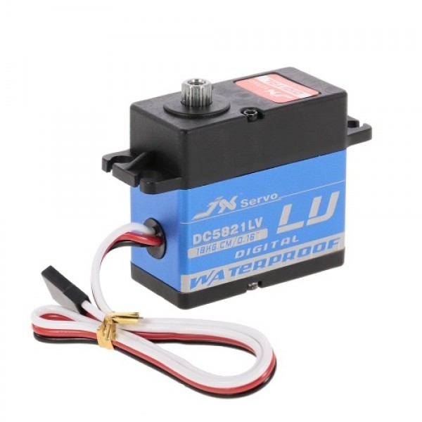 JX DC5821LV 18KG Full Waterproof Digital Metal Servo for 1/10 1/8 RC Car Airplane