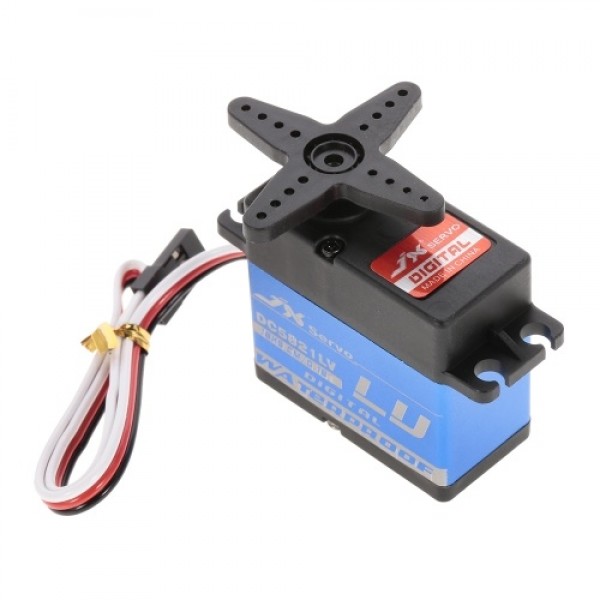 JX DC5821LV 18KG Full Waterproof Digital Metal Servo for 1/10 1/8 RC Car Airplane