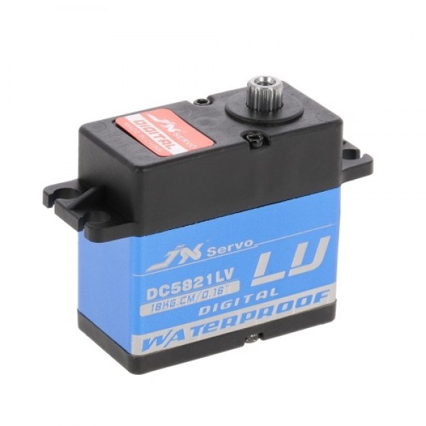 JX DC5821LV 18KG Full Waterproof Digital Metal Servo for 1/10 1/8 RC Car Airplane