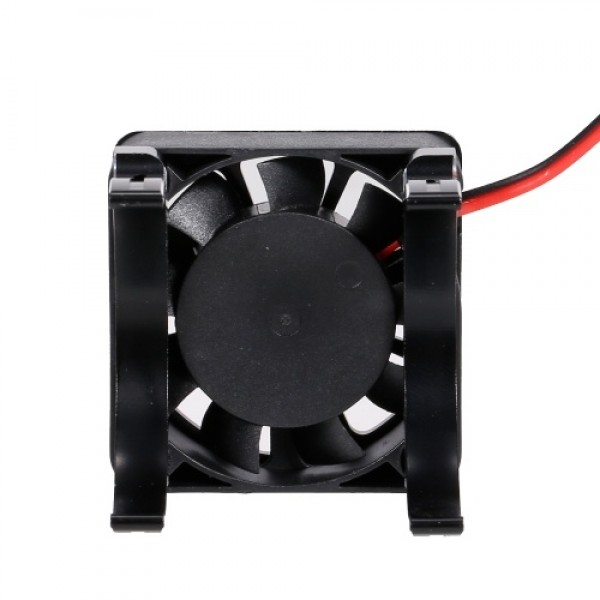 RC Motor Heatsink Cooling Fan with 2 Clamps &amp; Adapter Cable for 540 550 Series Brushed Motor