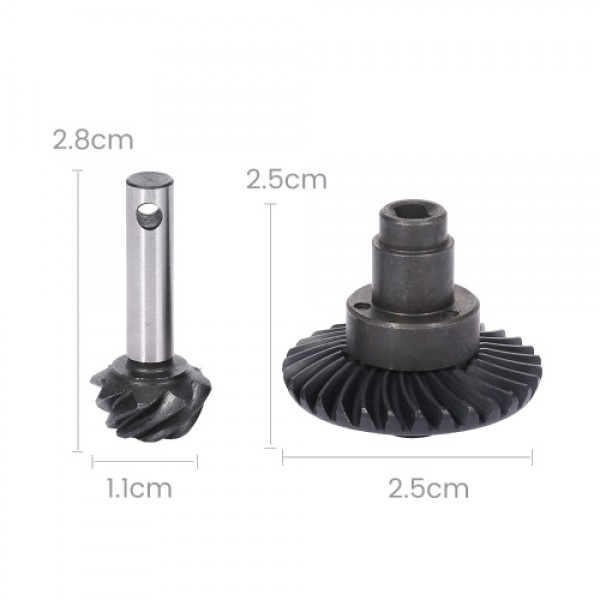 Replacement for AXIAL SCX10 II 90046 90047 Steel Bridge Axle Shaft Gear Front Rear Axle Bridge Gear