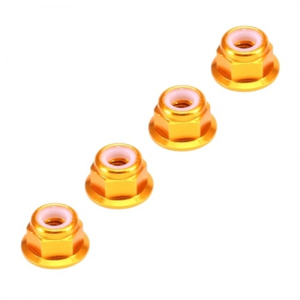 4Pcs Aluminum Alloy Screw Nut 1/10 RC Car Accessory for Wltoys 104001 RC Car