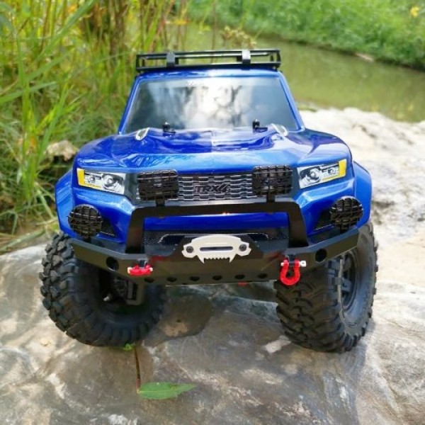 TRX-4 Metal Front Bumper with 2 Led Lights for 1/10 RC Crawler Traxxas TRX4 Sport 82024