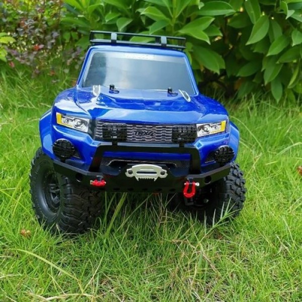 TRX-4 Metal Front Bumper with 2 Led Lights for 1/10 RC Crawler Traxxas TRX4 Sport 82024