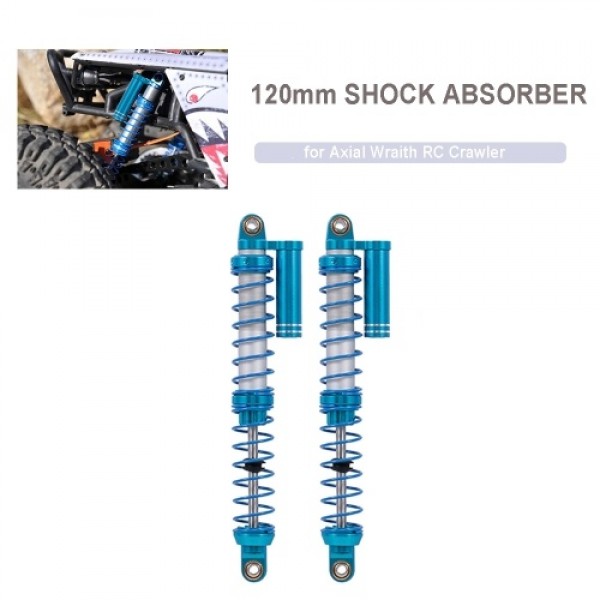 2Pcs 120mm Shock Absorber Internal Spring  Negative Pressure Damper for Axial Wraith RC Crawler