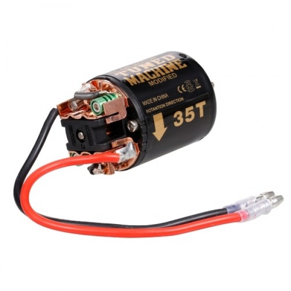 540 Brushed Motor RC Crawler Motor 35T 3-Slot Replacement for 1/10 RC Crawler Car Axial SCX10 AXI03007 90046 TRAXXAS TRX4