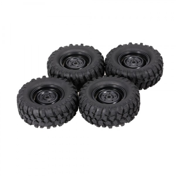 4pcs 1.9 Inch 96mm Crawler Car Wheel Rim and Tire for 1/10 HSP Redcat Traxxas Axial SCX10 D9 RC Car