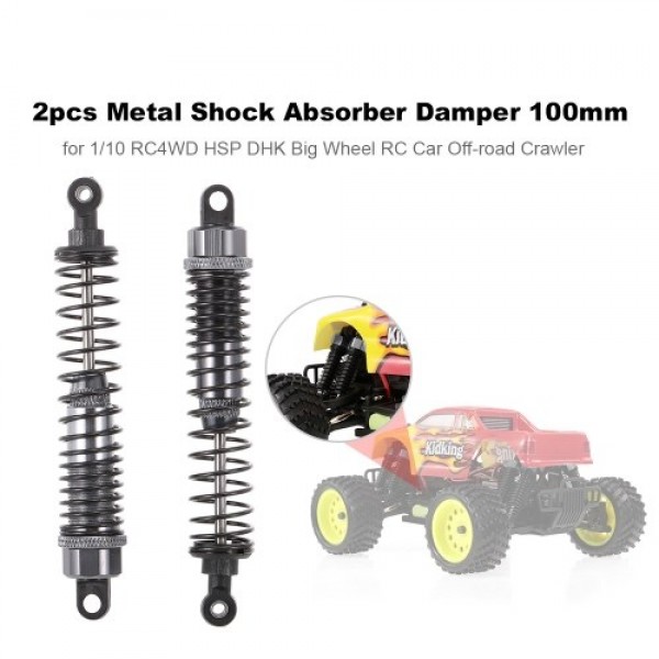 2pcs RC Car Parts Metal Shock Absorber 100mm