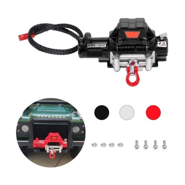 Compatible with 1/10 RC Car Automatic Winch RC Winch Wireless RC Car Decoration Simulated Accessories