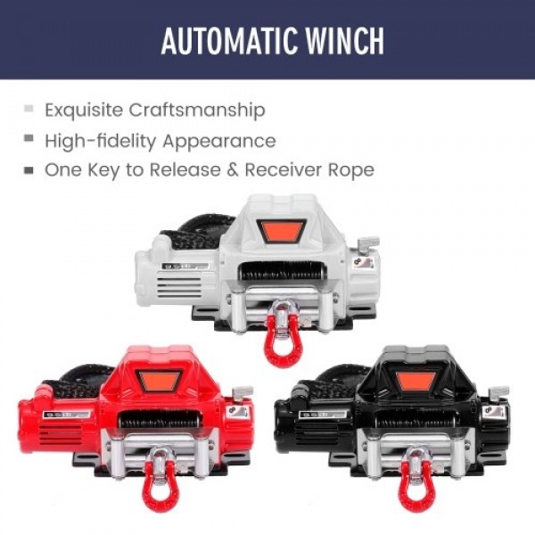 Compatible with 1/10 RC Car Automatic Winch RC Winch Wireless RC Car Decoration Simulated Accessories