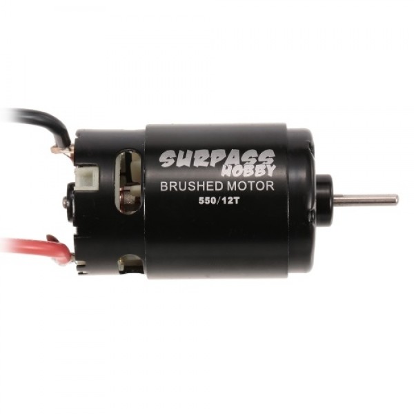 SURPASS HOBBY 550 12T Brushed Motor for HSP HPI Wltoys Kyosho TRAXXAS 1/10 RC Car Drift Touring Vehicle