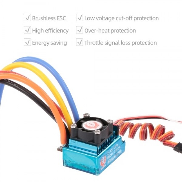 120A Sensored Brushless ESC Electric Speed Controller